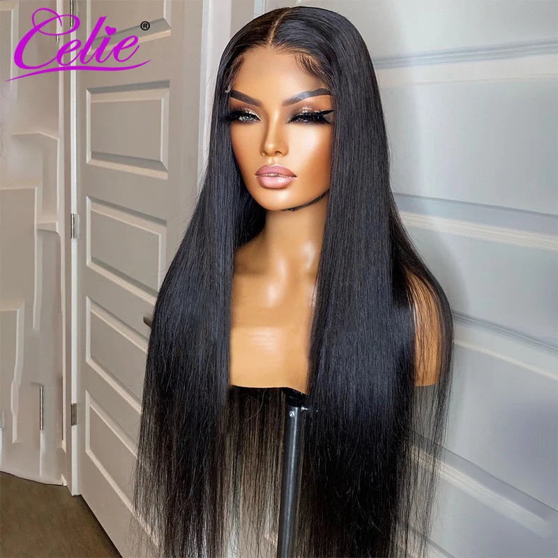 Human Hair Lace Front Wigs for Women 5x5 & 13x4 HD Transparent Lace - Natural, Pre Plucked, Full & Lustrous 22in