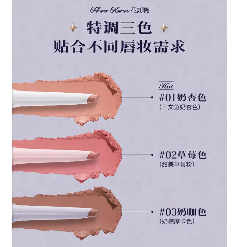 Unicorn Lipstick Pencil Lip Liner & Contouring Lip Makeup Kit - Nude Shades