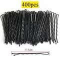 50-600Pcs Hair Clips Bobby Pins Set - U-Shaped Straight Line Hairpins for Women