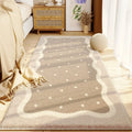 Cute Flower Plush Carpet Non-Slip Floor Mat for Living Room Bedroom Kids Room