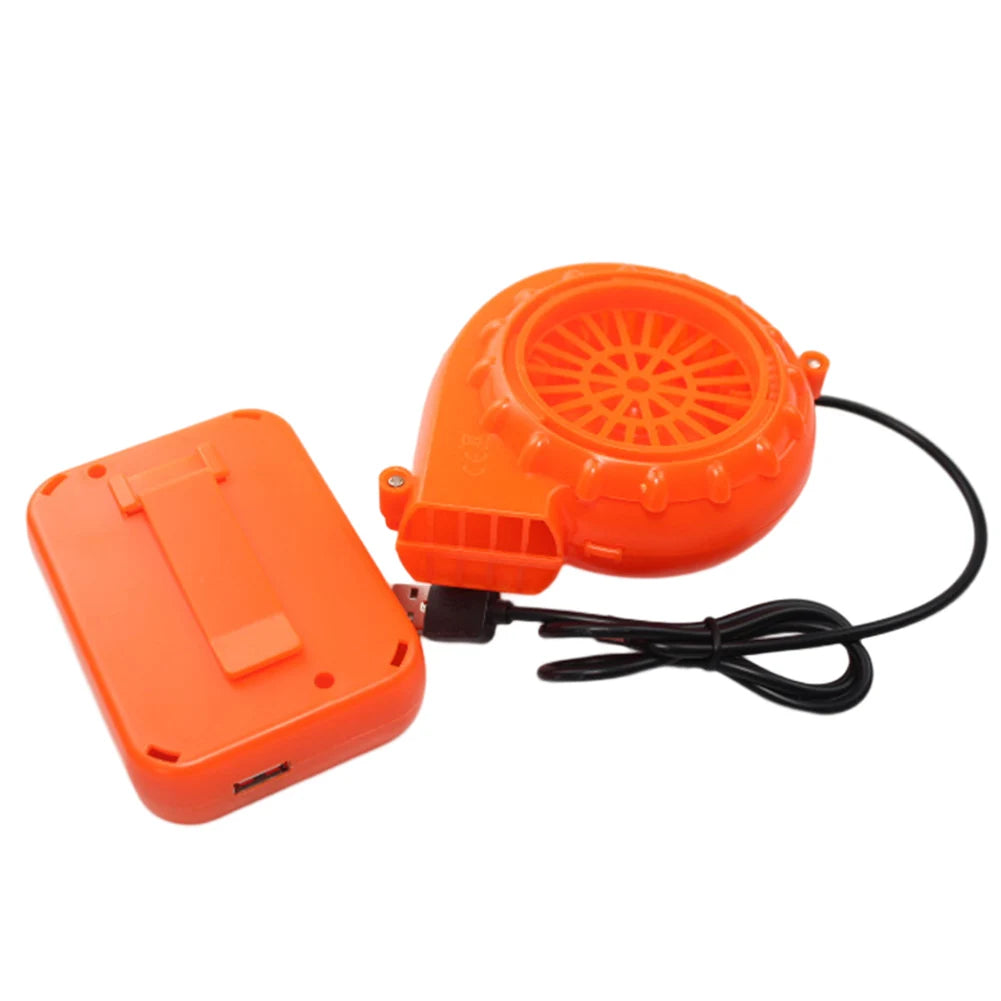 Mini Inflatable Costume Air Blower Fan - USB Rechargeable Dinosaur Halloween Pump