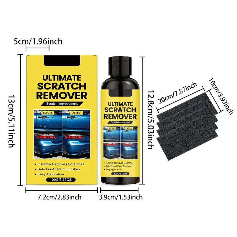 Car Scratch Remover for Auto Body Paint - Polishing Compound & Repair Paste