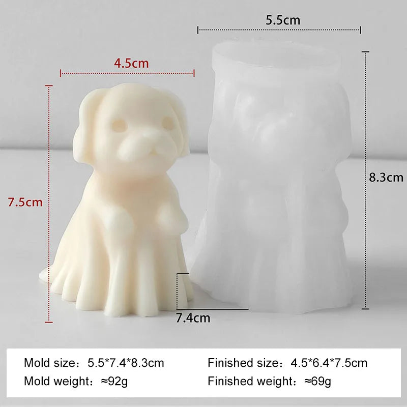 Halloween Ghost Silicone Mold for Candles Resin Party Decor - Pack of 2