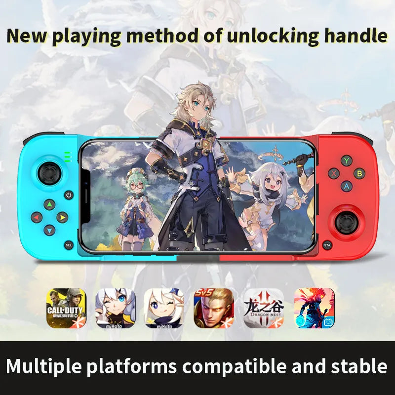 Wireless Game Controller for Mobile Phones - Supports Android/iOS & Hongmeng