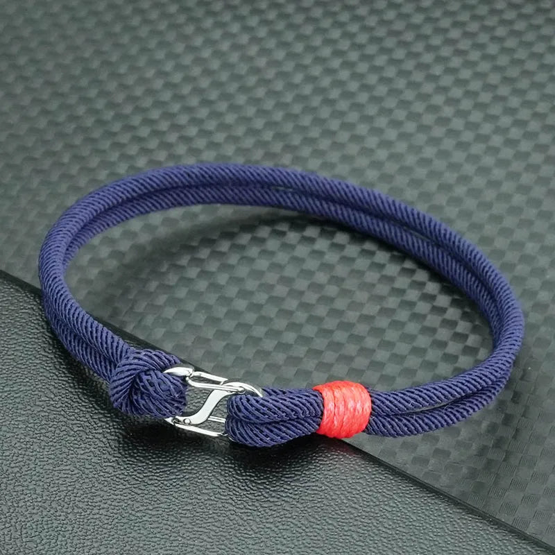 Men's Hand-Woven Detachable Color Rope Bracelets - Gift for Him