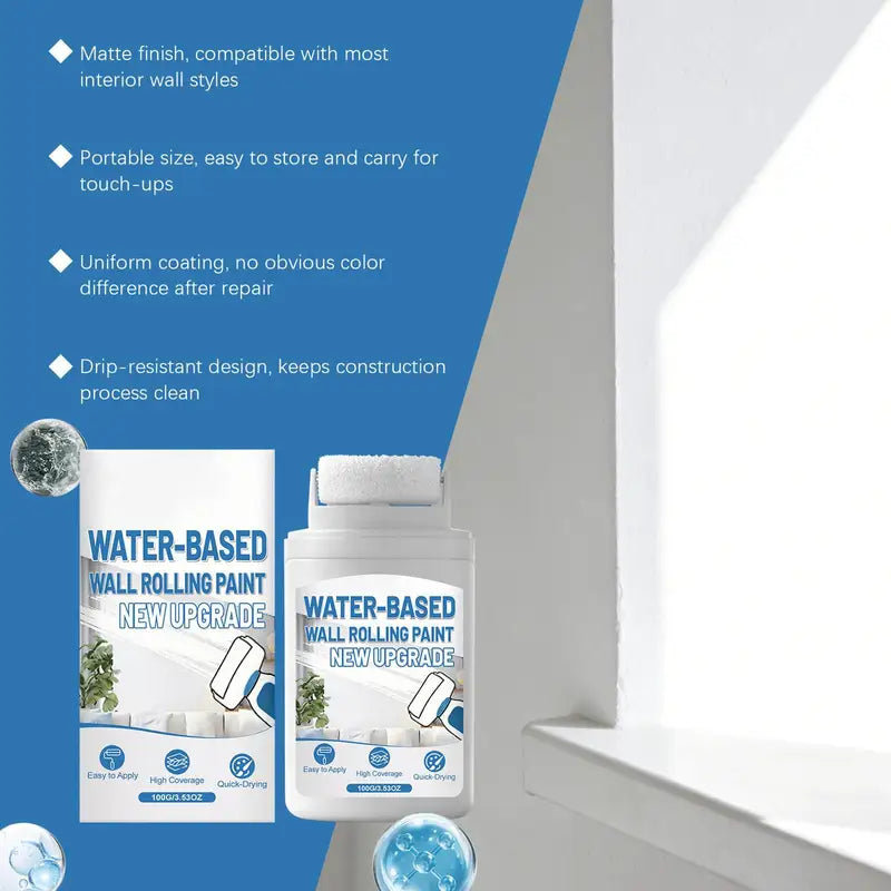 Interior Wall Repair Paint 100g Fast Drying Touch Up White Wall Paint