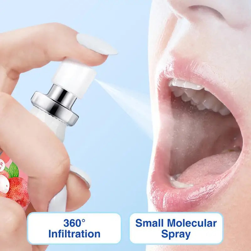 Fruity Breath Freshener Spray 20ml - Long-Lasting Mint & Fruit Flavors