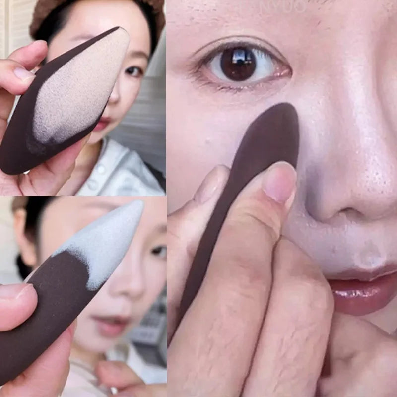 Finger Shape Makeup Sponge Dual-Use Foundation Concealer Puff - Brightening & Repair