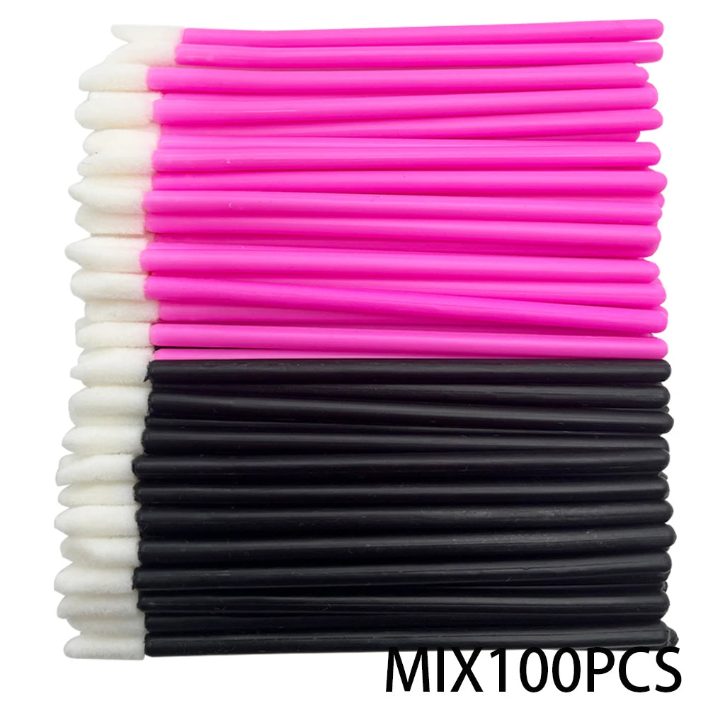 Bulk Lip Brush Set for Lip Gloss and Lipstick Application - 100/300 Pieces Makeup Applicators
