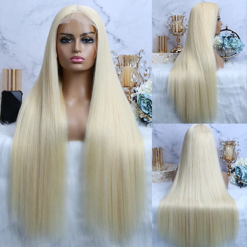 HD Lace Front Wig 13x4 13x6 360 Straight Human Hair 30-40 Inches Brazilian