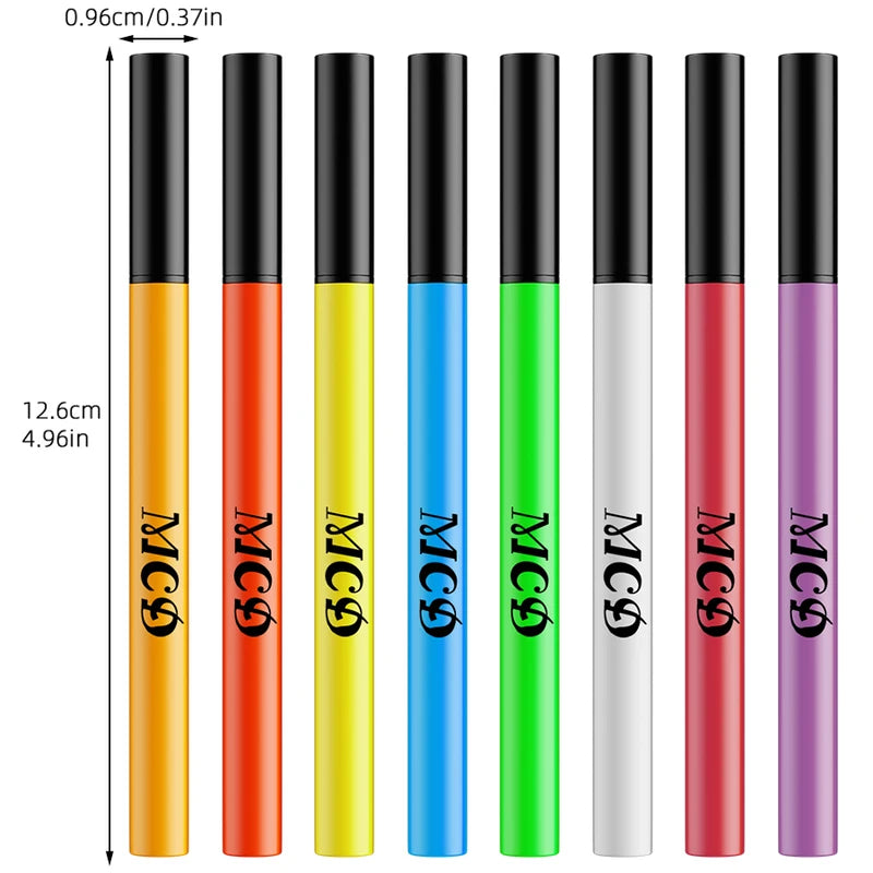 Neon Colored Waterproof Liquid Eyeliner Pen - UV Blacklight Face & Body Makeup