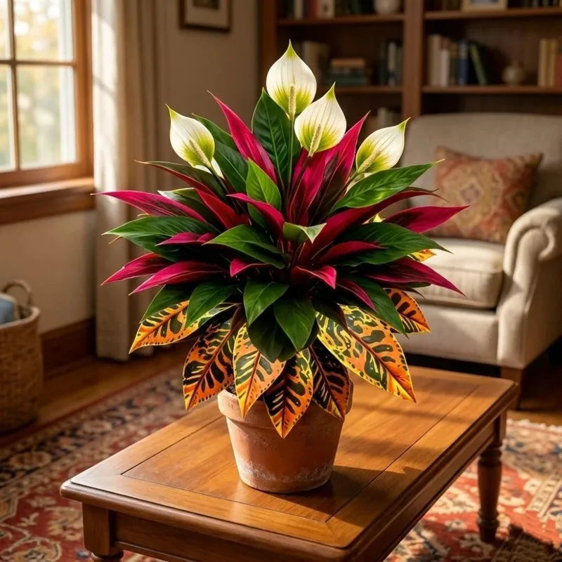 UV Resistant Artificial Dragon Blood Tree - Lifelike Fake Foliage for Indoor & Outdoor Decor