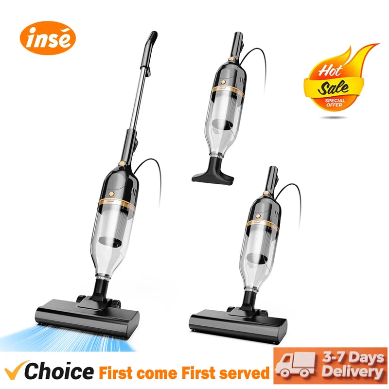 Corded Handheld & Stick Vacuum Cleaner 20Kpa 600W Powerful Suction