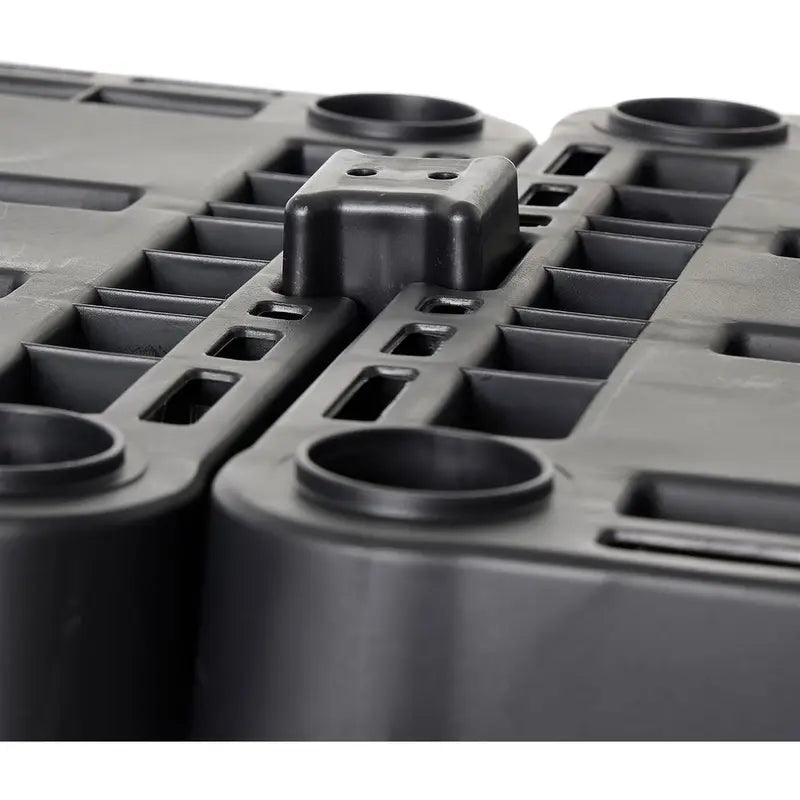 Heavy Duty Plastic Storage Shelves - Garage, Basement & Home Organizer, 4-Tier, 24"D x 12"W x 48"H