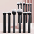 12-Piece Makeup Brush Set - Professional Cosmetic Brushes for Flawless Makeup