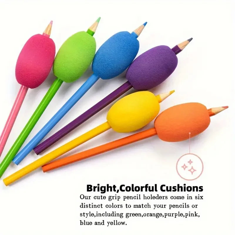 Universal Soft Foam Pen Grip Sleeve - Ergonomic Anti-Fatigue Pencil Holder