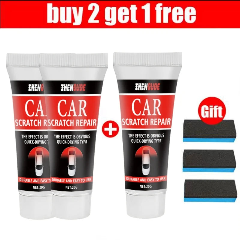 Car Scratch Removal & Polishing Kit - Paint Care & Anti-Scratch Wax