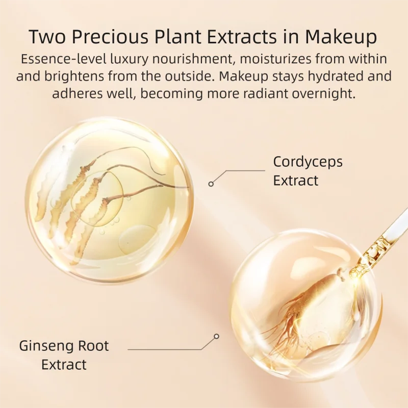 Face Foundation Makeup 15g - Ivory & Natural Shades, Luxe Finish