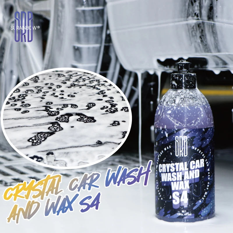 Ceramic Car Shampoo with Hydrophobic Protection - Adds Shine & Enhances Coatings