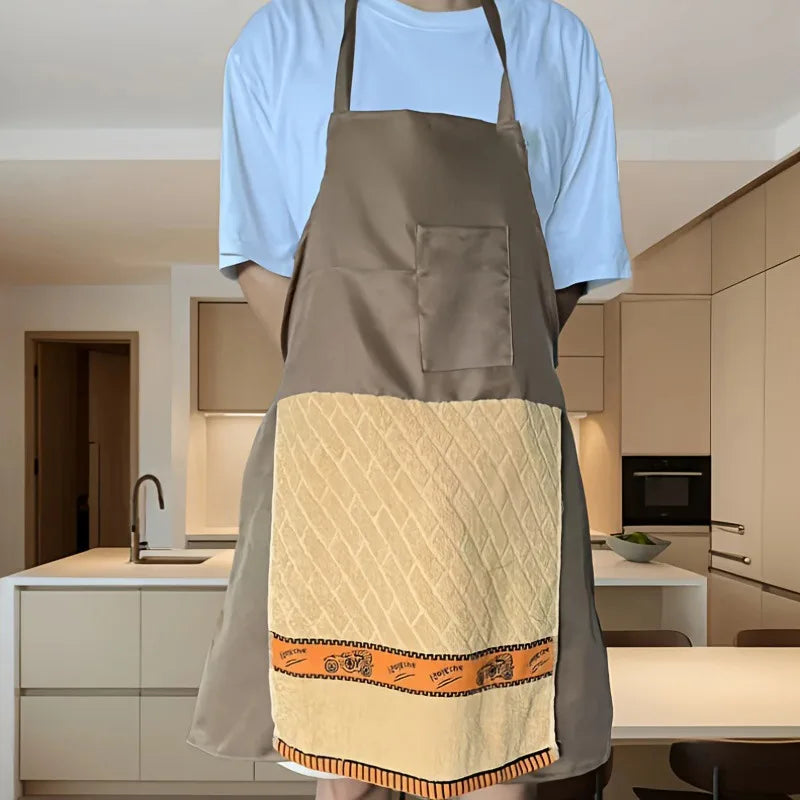 Funny Prank Apron for Men with Hidden Pocket - Creative Gift for Chefs