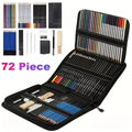 Art Sketching Pencil Set - 72 Piece Drawing & Charcoal Tools for Artists