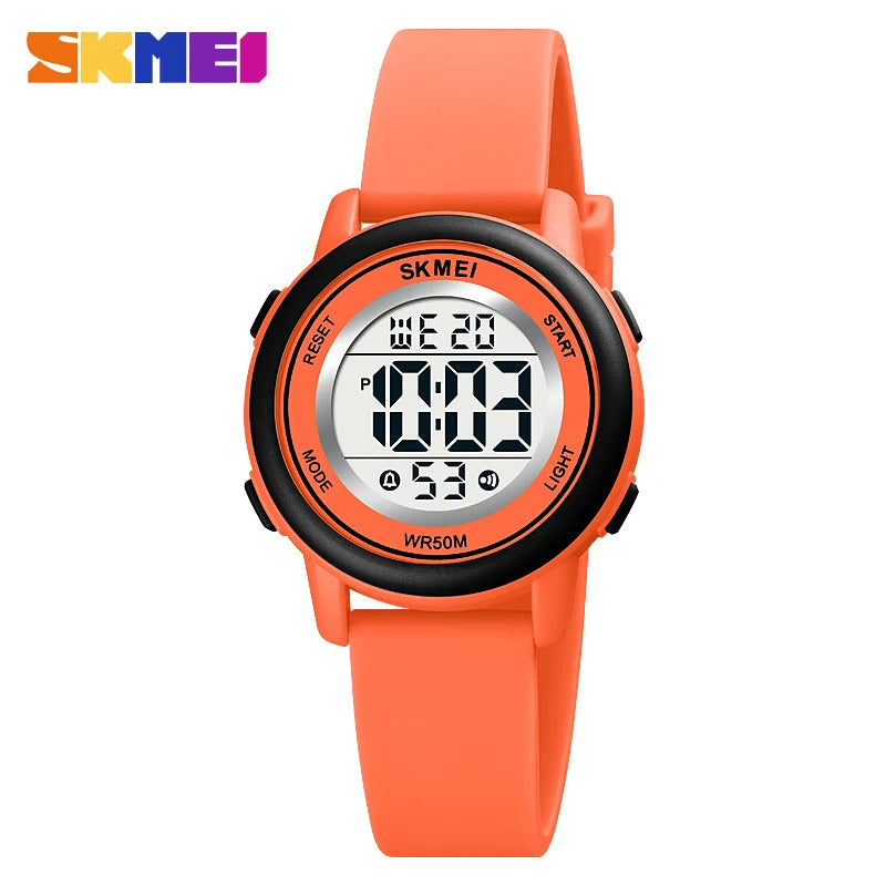 Kids Waterproof Digital Watch with LED Light, Alarm, Date & Stopwatch