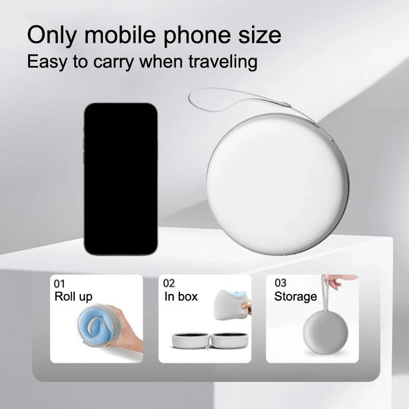 Travel Memory Foam U-Shaped Pillow Neck Support for Airplane & Travel