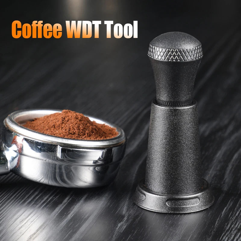 Espresso Distribution Tool with 10 Needles & Stand - Barista Coffee Stirrer