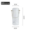 Transparent Glass Flower Vase for Water Cultivation - European Style Desktop Decor