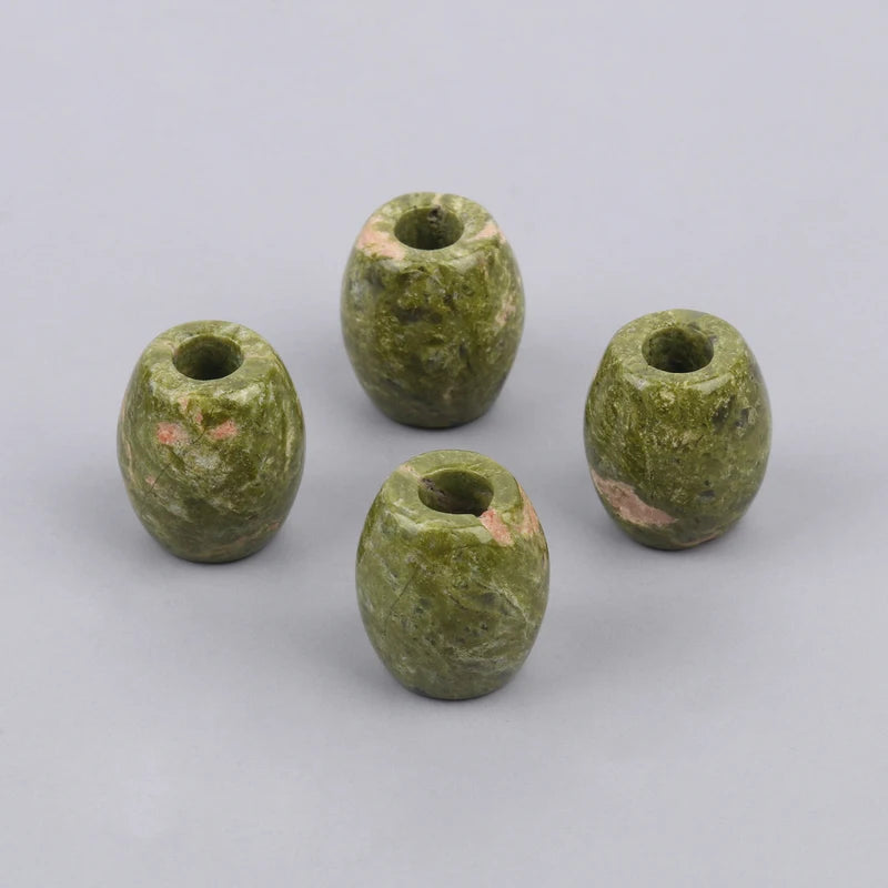 Natural Stone Beads - Turquoise, Jasper, Opal, Wood - Oval Shape Loose Beads for Jewelry Making