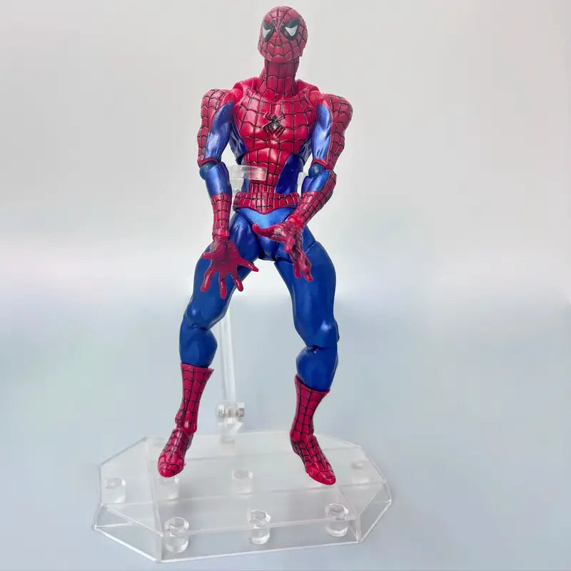 Spider-Man Symbiote Action Figure with Interchangeable Eyes & Hands, Stand Included