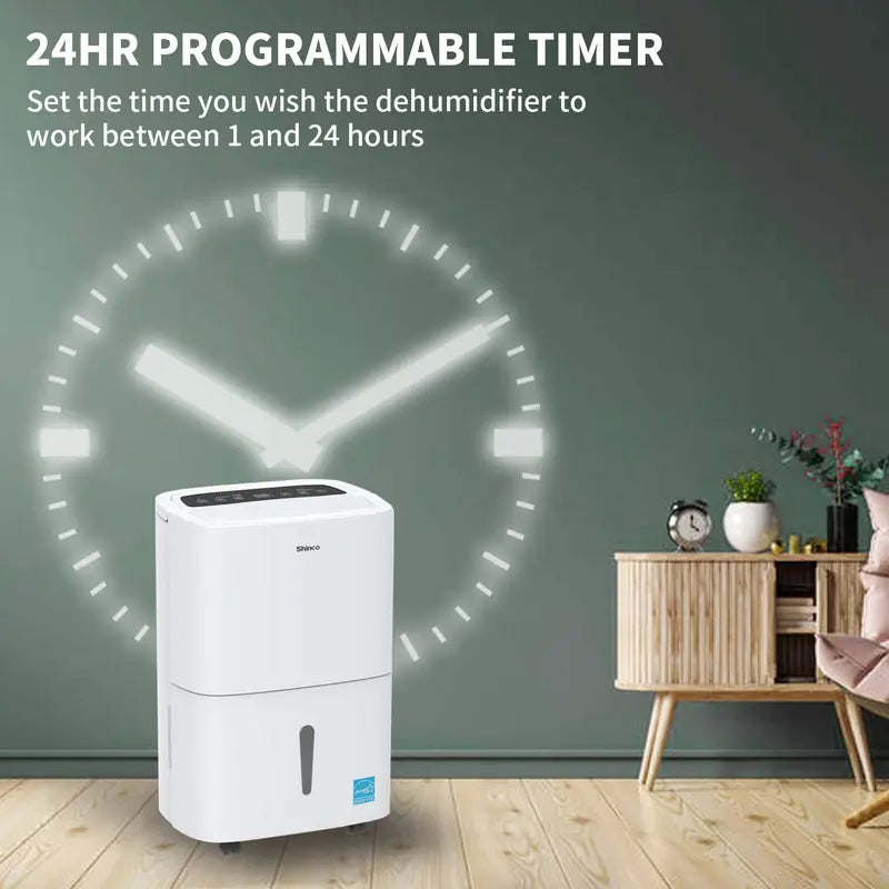 150 Pints Energy Star Dehumidifier for Large Spaces up to 7000 sq ft with Built-in Pump