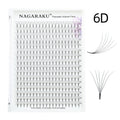 Premade Eyelash Fans - Natural Look, Pointy Base, 5D-10D, 320 Fans