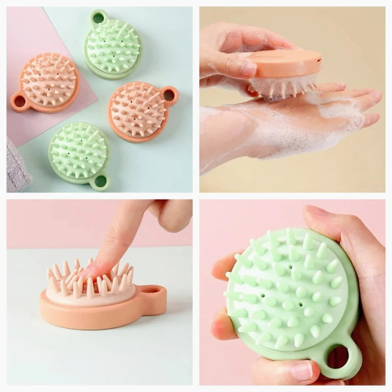 Silicone Shampoo Scalp Massager Comb for Hair & Scalp Care