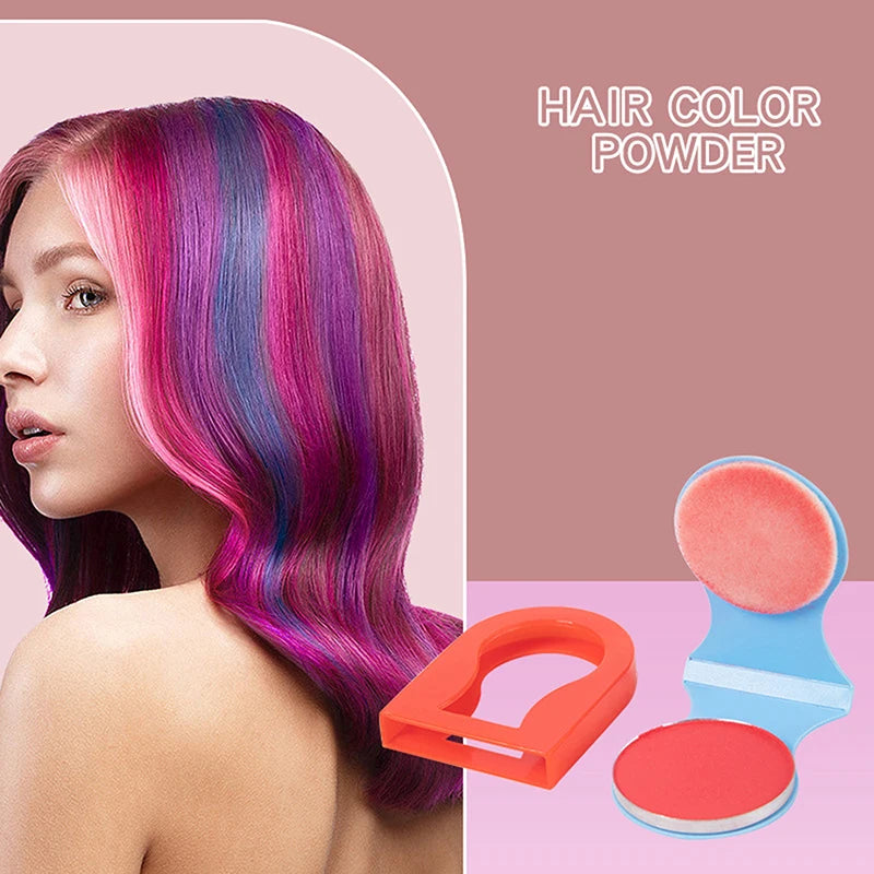 Temporary Washable Hair Chalk - Colorful Hair Color Makeup for Events & Cosplay