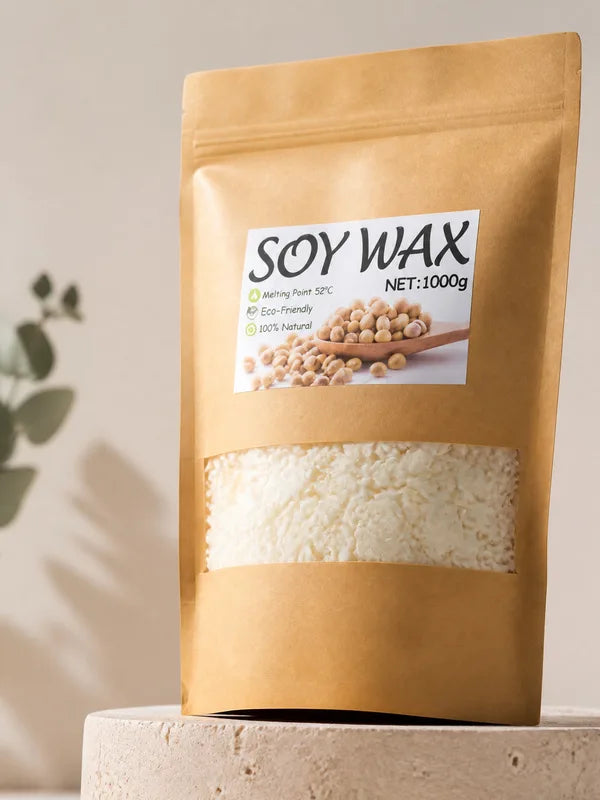 1000g Natural Soy Wax for Candle Making - Eco-Friendly Raw Material
