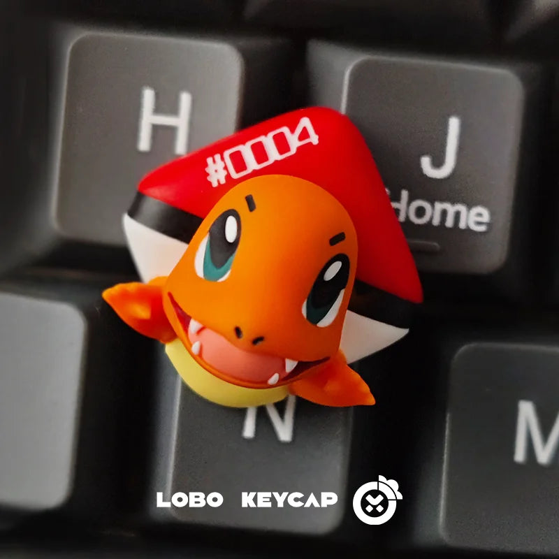 Cute Cartoon Squirtle Psyduck Keycap Set for Mechanical Keyboard - Multiple Colors