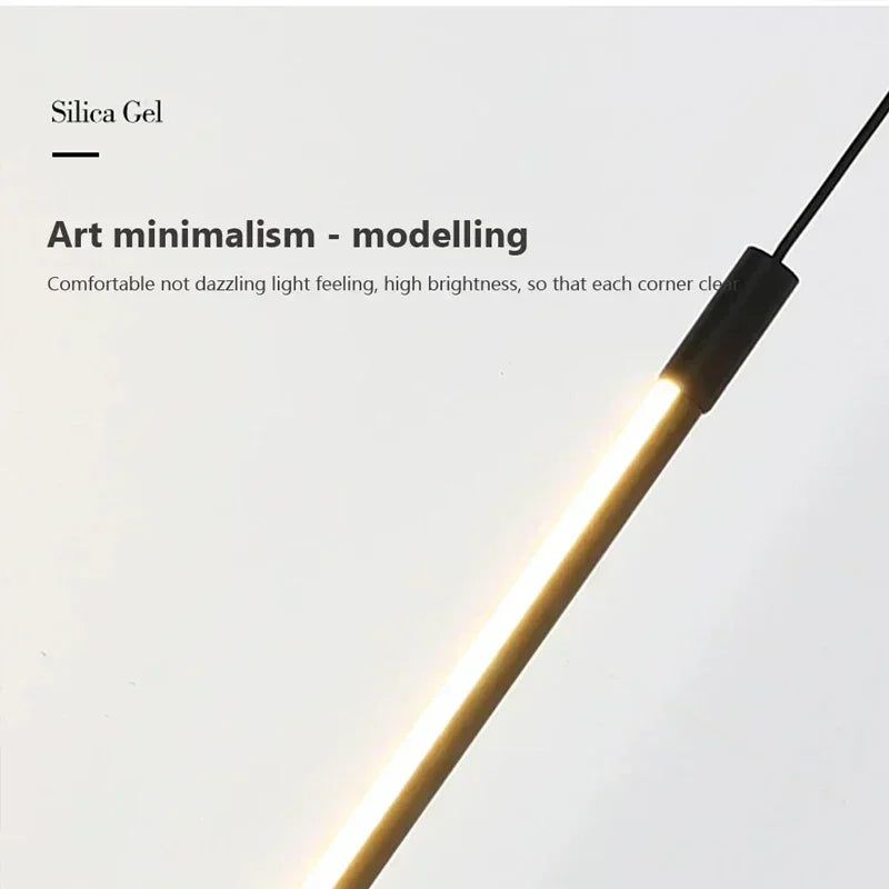 Modern Pendant Ceiling Lamp for Living Room & Bedroom - Minimalist Chandelier Lighting Fixture