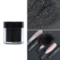 Christmas Snowflake Nail Glitter Powder - Winter Nail Art Decorations, 10g Bottle