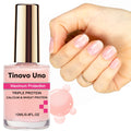 Metallic Rose Gold Nail Polish - Fast Drying Mirror Effect, Strengthens Nails, 12ml