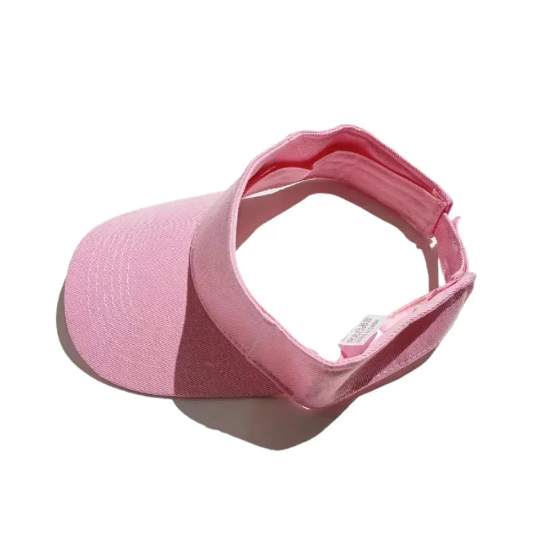 Outdoor Sun Hat Men Women Cotton Adjustable UV Protection Visor Sport Hat