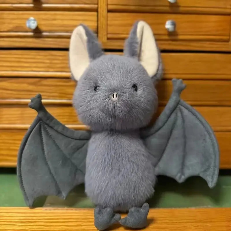 Cartoon Bat Plush Toy - 22cm Soft Stuffed Animal for Car Decor Halloween Gifts