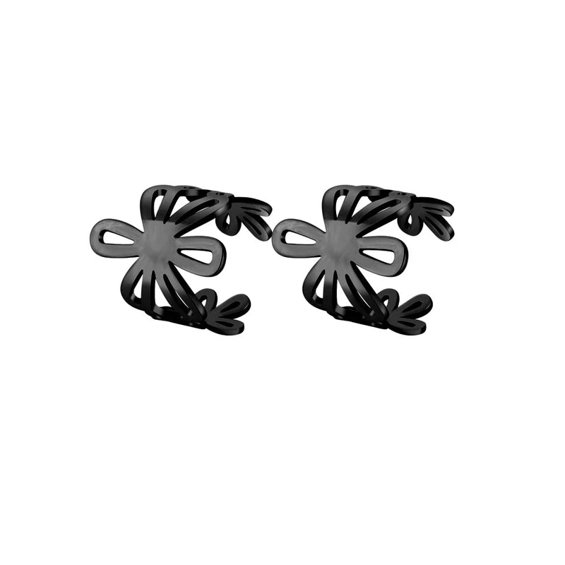 Adjustable Ear Cuff Wrap Clip-On Earrings Set Non Piercing Cartilage Helix Hoop Jewelry