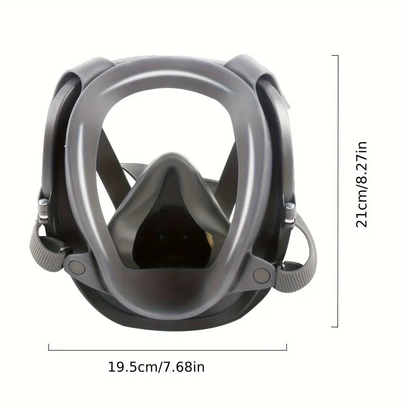 Full Face Gas Mask Respirator Large Size Reusable Dust Chemical Paint Sprayer