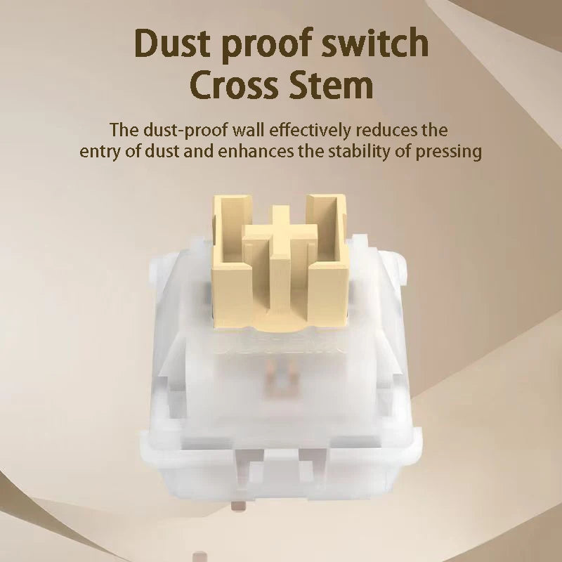 Silent Tactile Mechanical Keyboard Switches 5Pin for Gaming Office - Multiple Variants