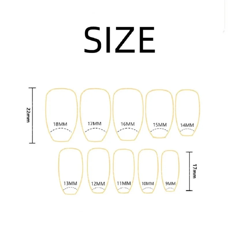 24PCS Red Bow Gold Powder Checkerboard Fake Nails Set