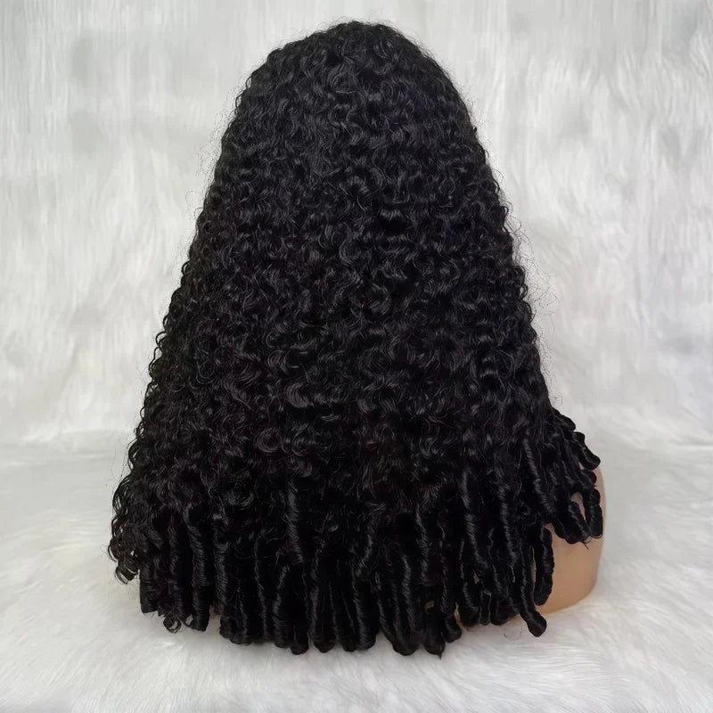 Burmese Curly Human Hair Wig 13x4 Lace Front Deep Wave Ready-to-Wear