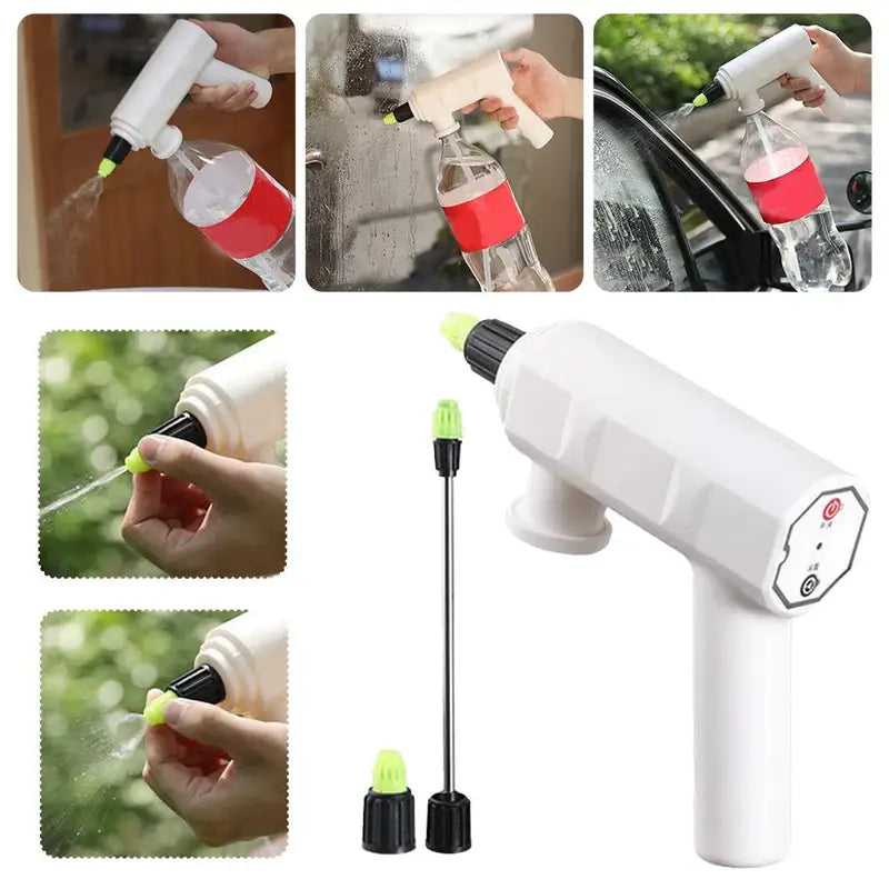 Electric Plant Watering Spray Bottle with USB Rechargeable Fogger for Indoor & Outdoor Gardening