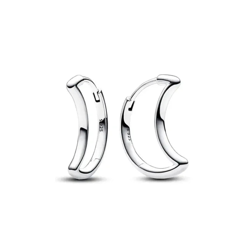 925 Silver Butterfly Heart Square Earrings for Women High-Quality Jewelry Gift