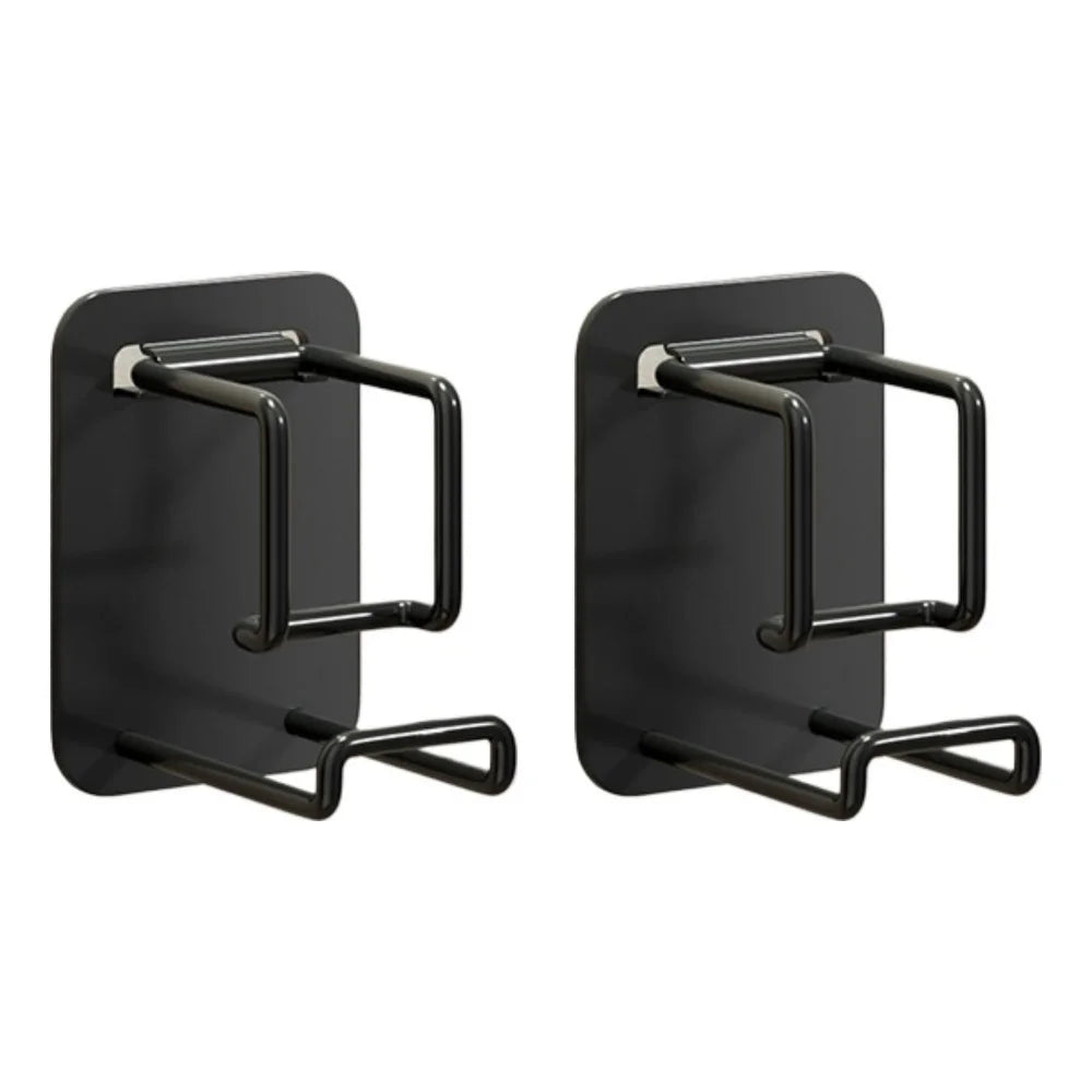 Heavy Duty Stainless Steel Wall Hooks for Kitchen & Bathroom Storage - Adjustable & Punch-Free Mount